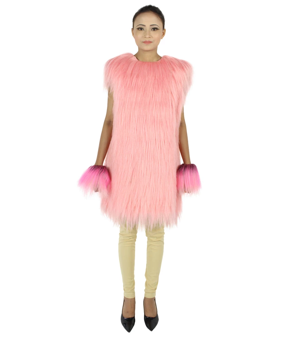 HPO Adult Women's Hairy Warrior Ape Military Leader Resistance Fighter Unisex Costume | Multiple Color Options Cosplay Costume