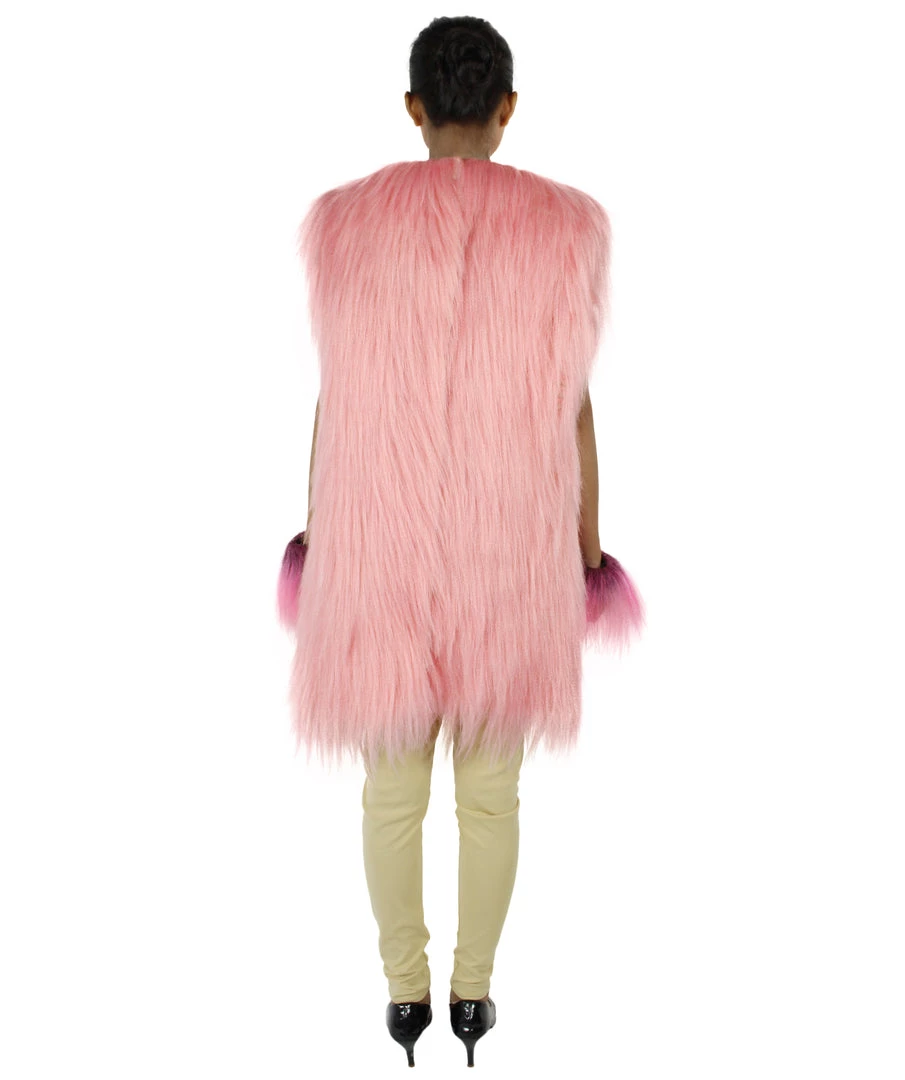 HPO Adult Women's Hairy Warrior Ape Military Leader Resistance Fighter Unisex Costume | Multiple Color Options Cosplay Costume