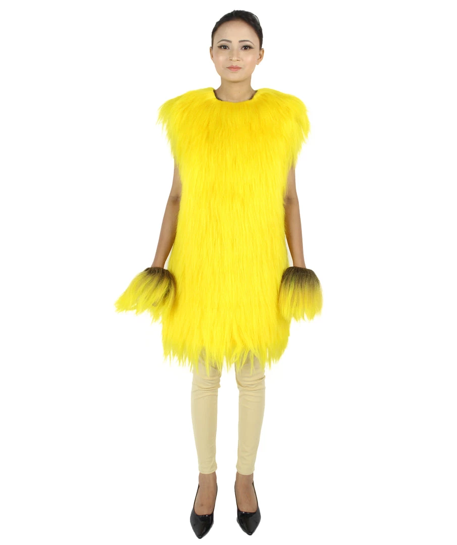 HPO Adult Women's Hairy Warrior Ape Military Leader Resistance Fighter Unisex Costume | Multiple Color Options Cosplay Costume