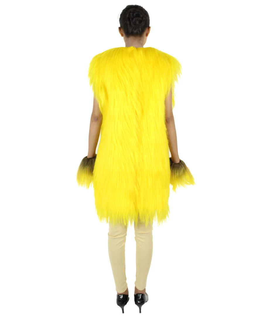 HPO Adult Women's Hairy Warrior Ape Military Leader Resistance Fighter Unisex Costume | Multiple Color Options Cosplay Costume