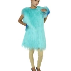 HPO Adult Women's Hairy Warrior Ape Military Leader Resistance Fighter Unisex Costume | Multiple Color Options Cosplay Costume