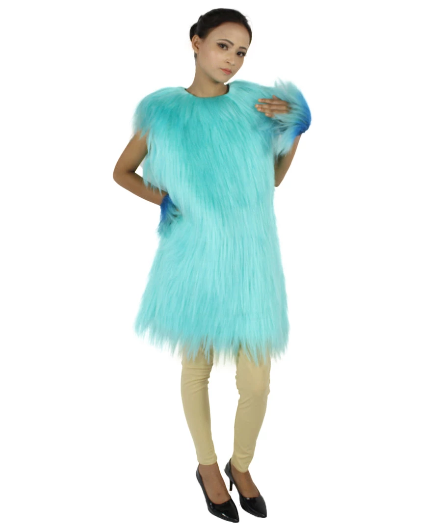 HPO Adult Women's Hairy Warrior Ape Military Leader Resistance Fighter Unisex Costume | Multiple Color Options Cosplay Costume