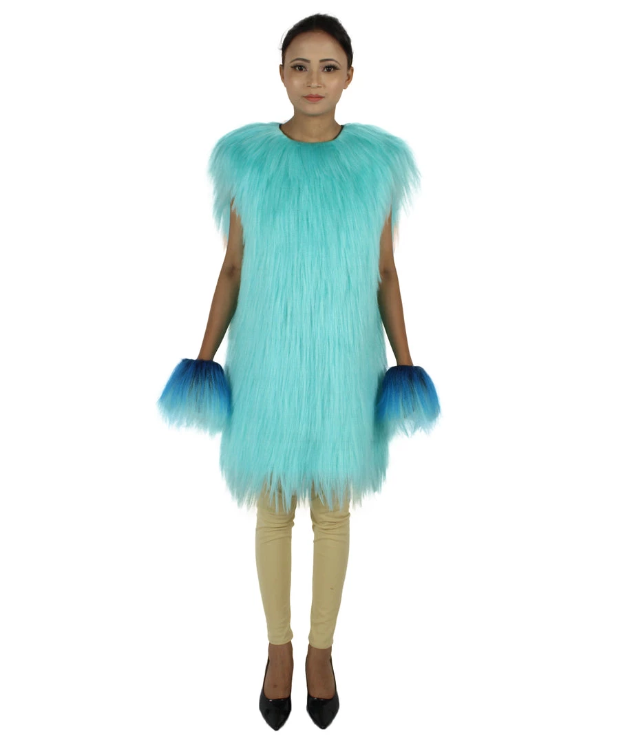 HPO Adult Women's Hairy Warrior Ape Military Leader Resistance Fighter Unisex Costume | Multiple Color Options Cosplay Costume