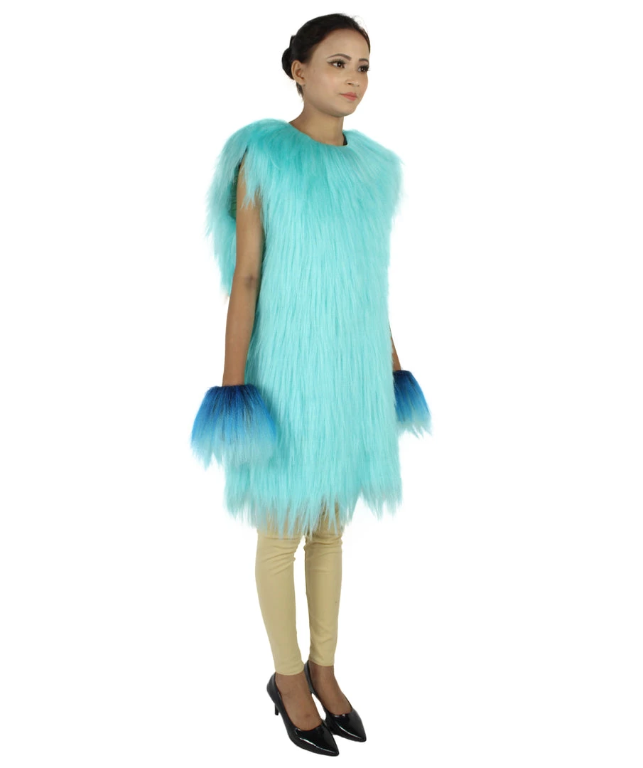 HPO Adult Women's Hairy Warrior Ape Military Leader Resistance Fighter Unisex Costume | Multiple Color Options Cosplay Costume