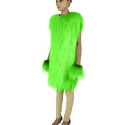 HPO Adult Women's Hairy Warrior Ape Military Leader Resistance Fighter Unisex Costume | Multiple Color Options Cosplay Costume