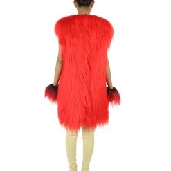 HPO Adult Women's Hairy Warrior Ape Military Leader Resistance Fighter Unisex Costume | Multiple Color Options Cosplay Costume