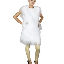 HPO Adult Women's Hairy Warrior Ape Military Leader Resistance Fighter Unisex Costume | Multiple Color Options Cosplay Costume