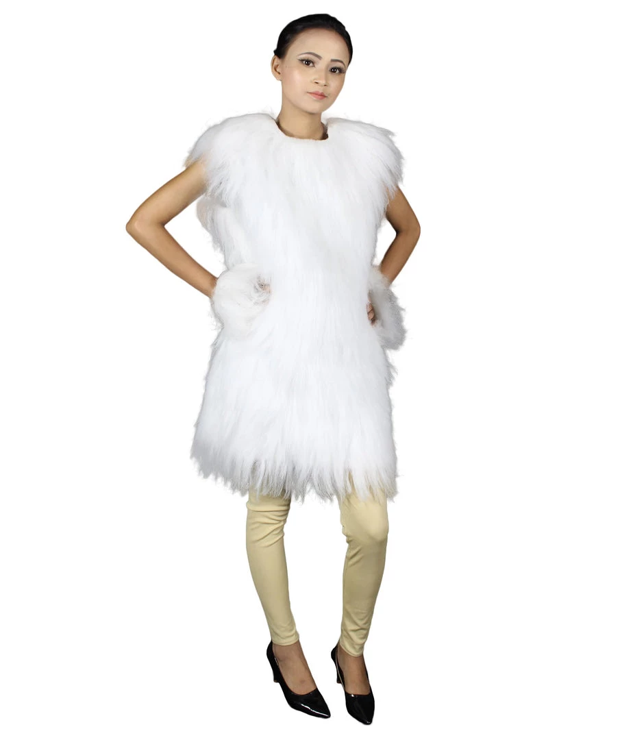 HPO Adult Women's Hairy Warrior Ape Military Leader Resistance Fighter Unisex Costume | Multiple Color Options Cosplay Costume