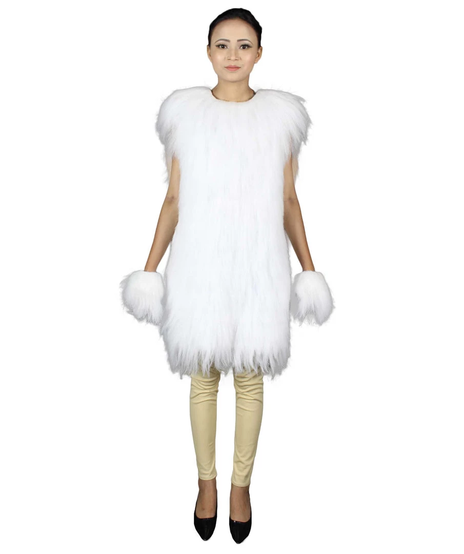 HPO Adult Women's Hairy Warrior Ape Military Leader Resistance Fighter Unisex Costume | Multiple Color Options Cosplay Costume