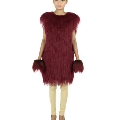 HPO Adult Women's Hairy Warrior Ape Military Leader Resistance Fighter Unisex Costume | Multiple Color Options Cosplay Costume