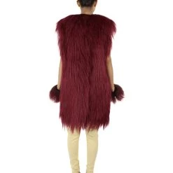 HPO Adult Women's Hairy Warrior Ape Military Leader Resistance Fighter Unisex Costume | Multiple Color Options Cosplay Costume