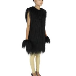 HPO Adult Women's Hairy Warrior Ape Military Leader Resistance Fighter Unisex Costume | Multiple Color Options Cosplay Costume