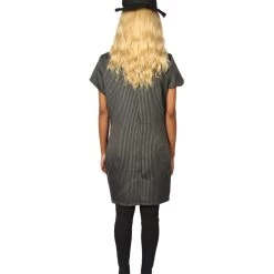 HPO Men's Adult Women GANGSTER'S COSTUME | Grey Cosplay Costume