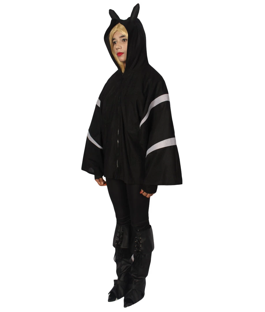 HPO Adult Women Bat Costume | Black Halloween Costume Men's
