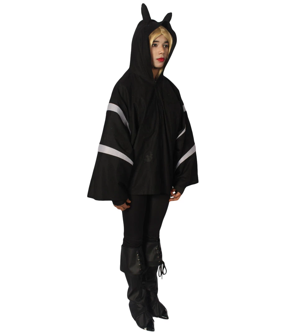 HPO Adult Women Bat Costume | Black Halloween Costume Men's