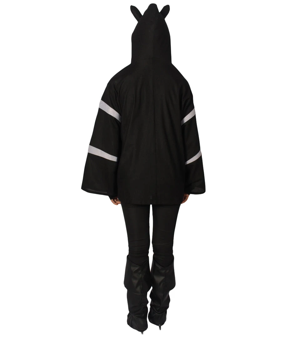 HPO Adult Women Bat Costume | Black Halloween Costume Men's