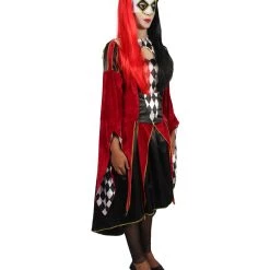 HPO Adult Women GOTHIC VENETIAN Costume | Red & Black Halloween Costume Men's