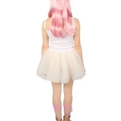 HPO Men's Adult Women ZOMBIE BALLERINA COSTUME | Pink & White Cosplay Costume