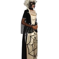HPO Men's Adult Women Spider Baroness Costume | Black & White Cosplay Halloween Costume