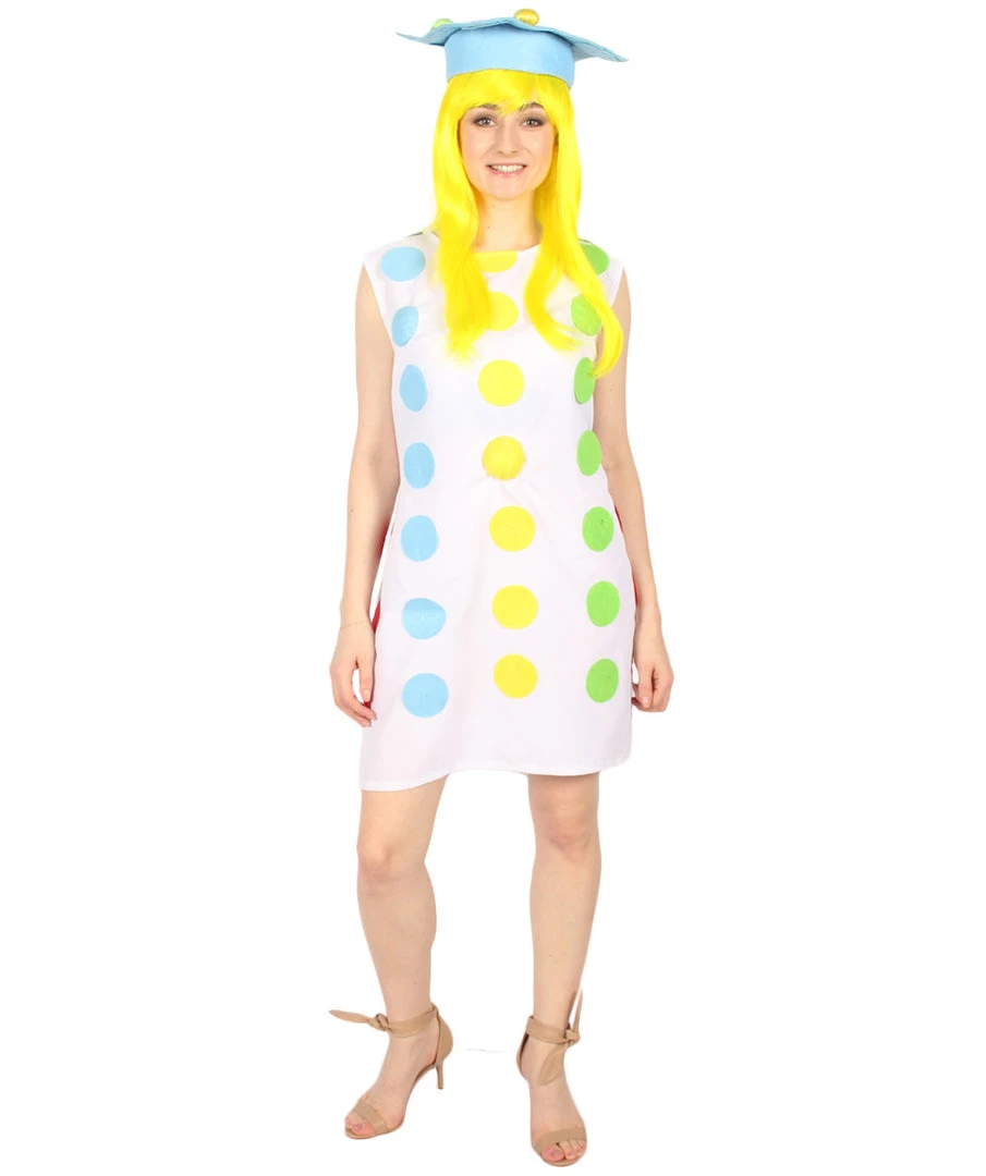 HPO Adult Women 3D Colorful Balls Costume | Multicolored Cosplay Costume
