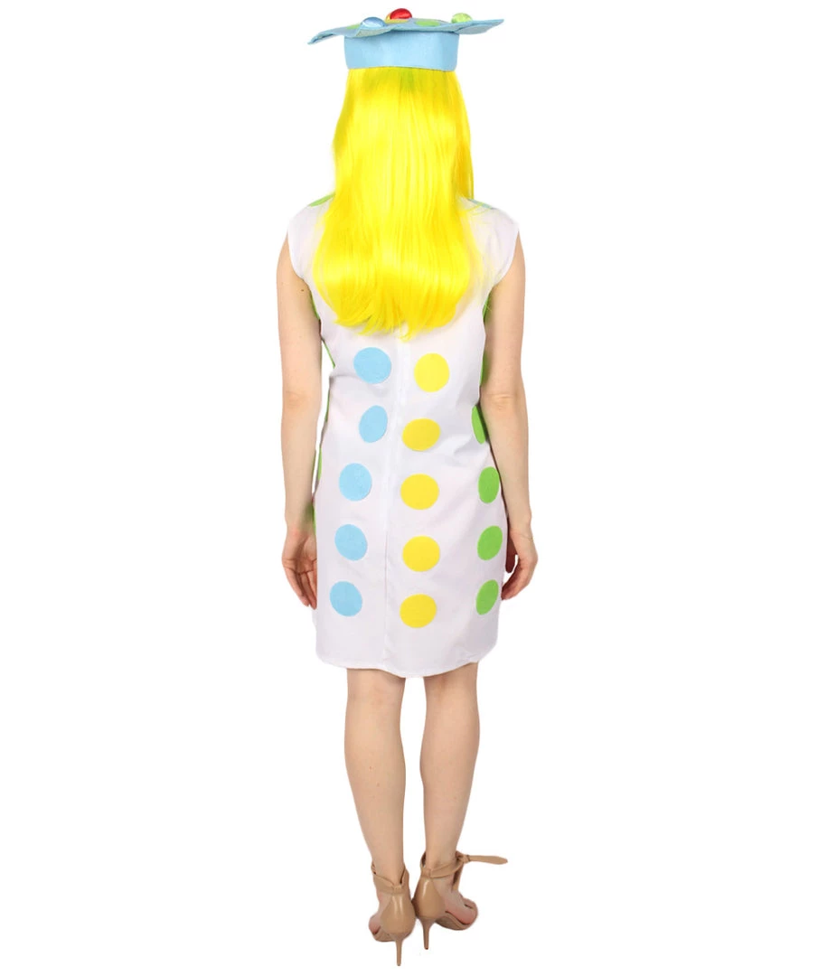 HPO Adult Women 3D Colorful Balls Costume | Multicolored Cosplay Costume