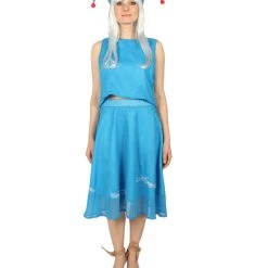 HPO Adult Women Cosplay Costume | Blue Cosplay Costume