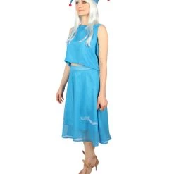 HPO Adult Women Cosplay Costume | Blue Cosplay Costume