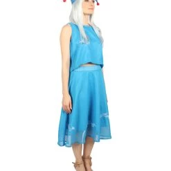 HPO Adult Women Cosplay Costume | Blue Cosplay Costume