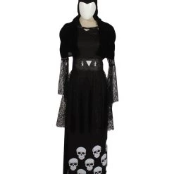 HPO Adult Women Black Magic Paramour Costume | Black Cosplay Halloween Costume Men's