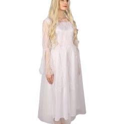HPO Men's Adult Women Maleficent Costume | White Cosplay Costume