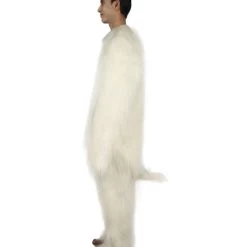 HPO Furry Cat Collection | Men's White Furry Cat Costume With Tail | Cosplay Halloween Costume