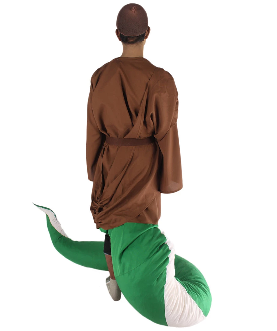 HPO Serpant Monk | Men's White Brown And Green Straight Serpant Monk Cosplay Halloween Costume