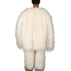 Men's HPO White Swan Costume - Long Synthetic Fibers
