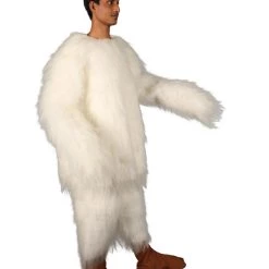 Men's HPO White Swan Costume - Long Synthetic Fibers