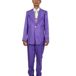 HPO 70's Rock Star | Powder Blue Suit With Dickie And Tie | Premium Halloween Costume | Multiple Color Options Men's
