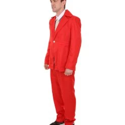 HPO 70's Rock Star | Powder Blue Suit With Dickie And Tie | Premium Halloween Costume | Multiple Color Options Men's