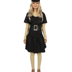 HPO Adult Women's Police Officer Costume | Black Cosplay Costume