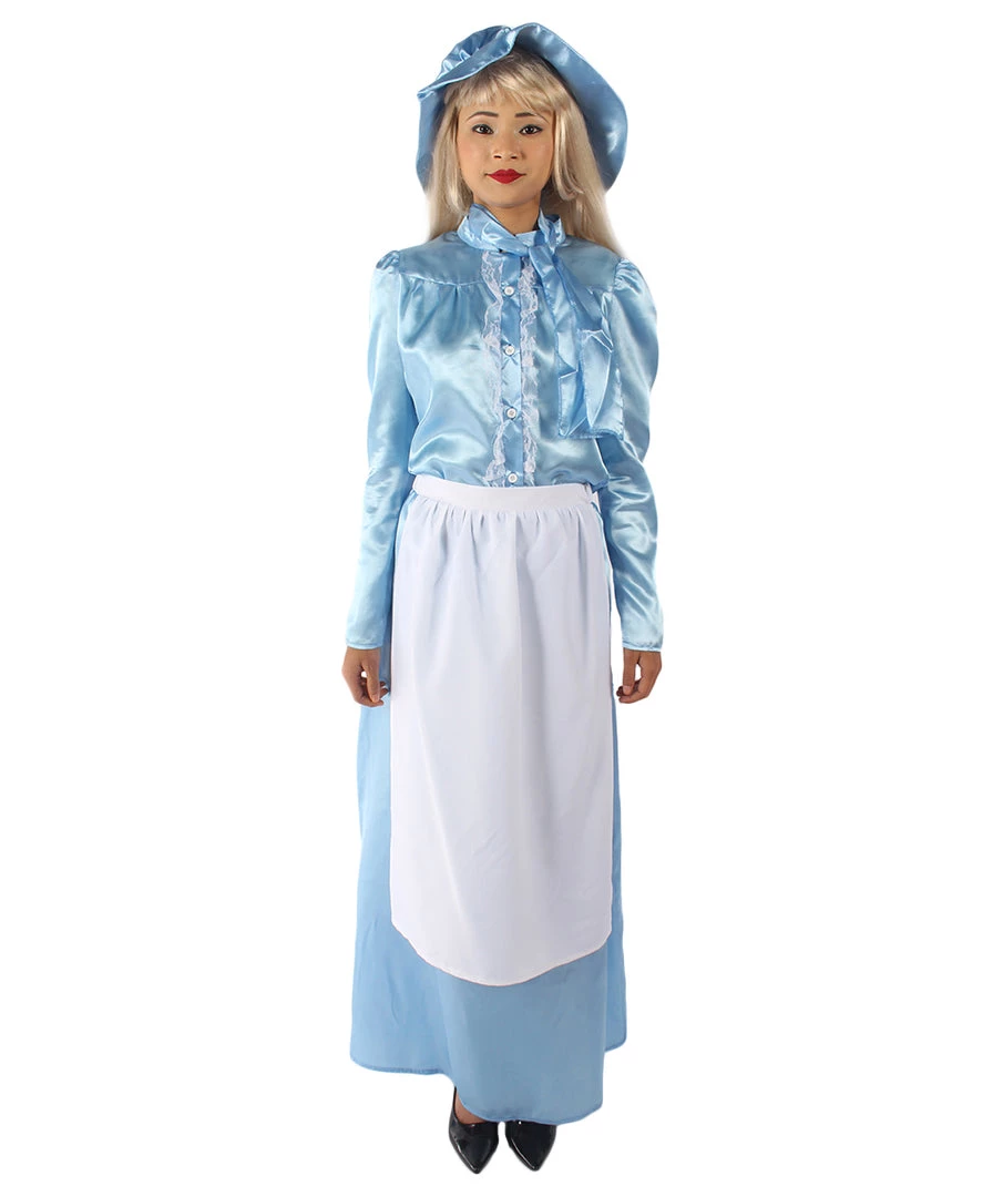 HPO Adult Women's Pioneer Costume | Blue Cosplay Costume