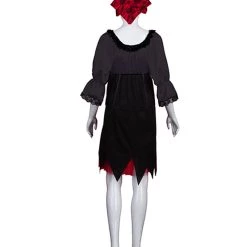 HPO Adult Women's Sexy Pirate Costume | Black Cosplay Costume