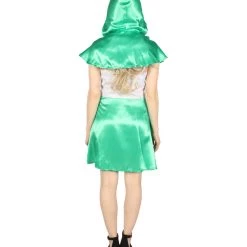 HPO Adult Women's Hot Carton Costume | Green Cosplay Costume
