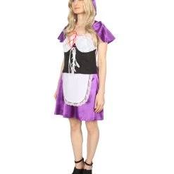 HPO Adult Women's Hot Riding Hood Costume | Lt Purple Cosplay Costume