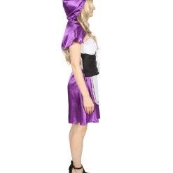 HPO Adult Women's Hot Riding Hood Costume | Lt Purple Cosplay Costume