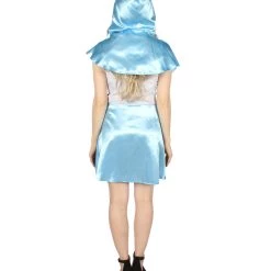 HPO Adult Women's Hot Carton Costume | Lt Blue Cosplay Costume