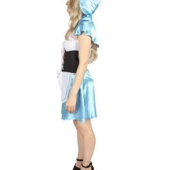 HPO Adult Women's Hot Carton Costume | Lt Blue Cosplay Costume