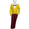 HPO Child's Old Man Grandpa Costume | Yellow And Red Cosplay Costume Kids