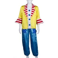 HPO Adult Men's Wicked Clown Master 2Pc Costume | Multi Color Cosplay Costume