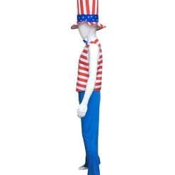 HPO Adult Men's Patriot Man Kit 3 Pc Costume | Patriotic Multi Color Cosplay Costumes