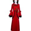 HPO Adult Women's Day Of The Dead Bride 3Pc Costume | Red Cosplay Costume