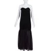 HPO Adult Women's High Society Dress Costume | Black Halloween Costume