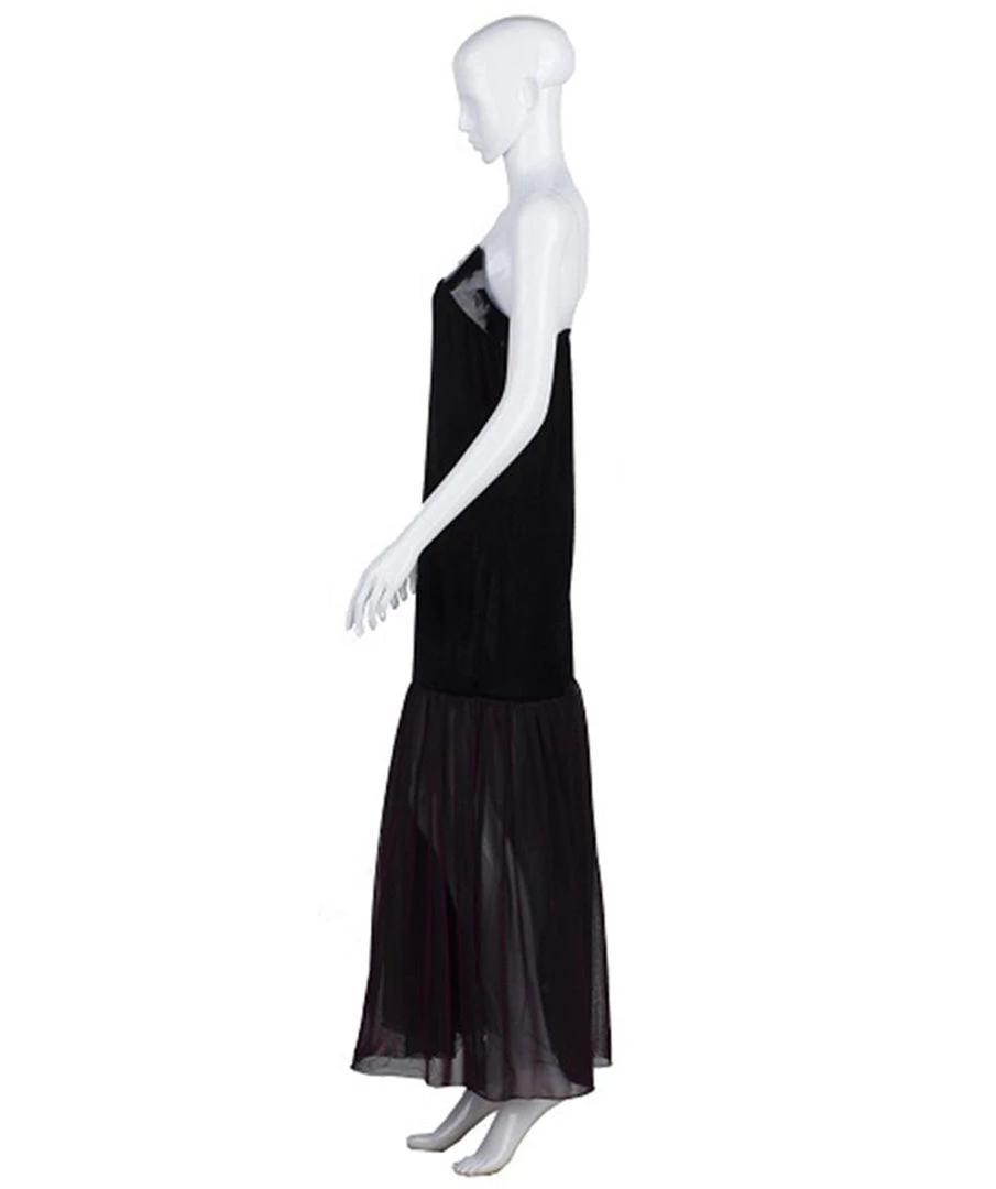 HPO Adult Women's High Society Dress Costume | Black Halloween Costume